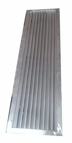 Chrome plating louvers panel